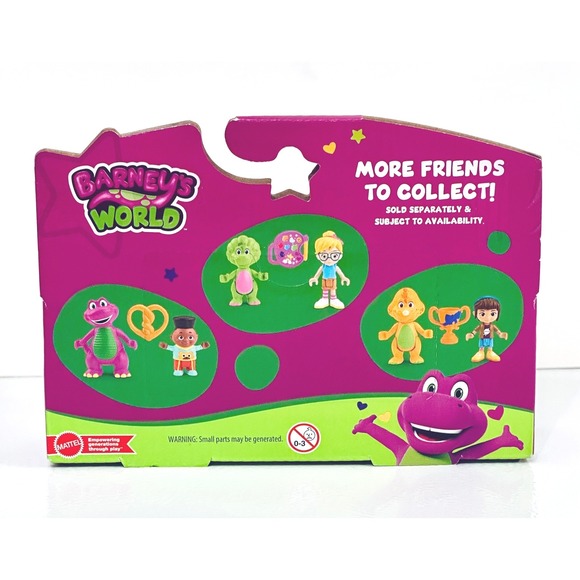 Fisher Price Barney's World Sharing With Friends Toy Figure Set Mattel - Picture 2 of 5